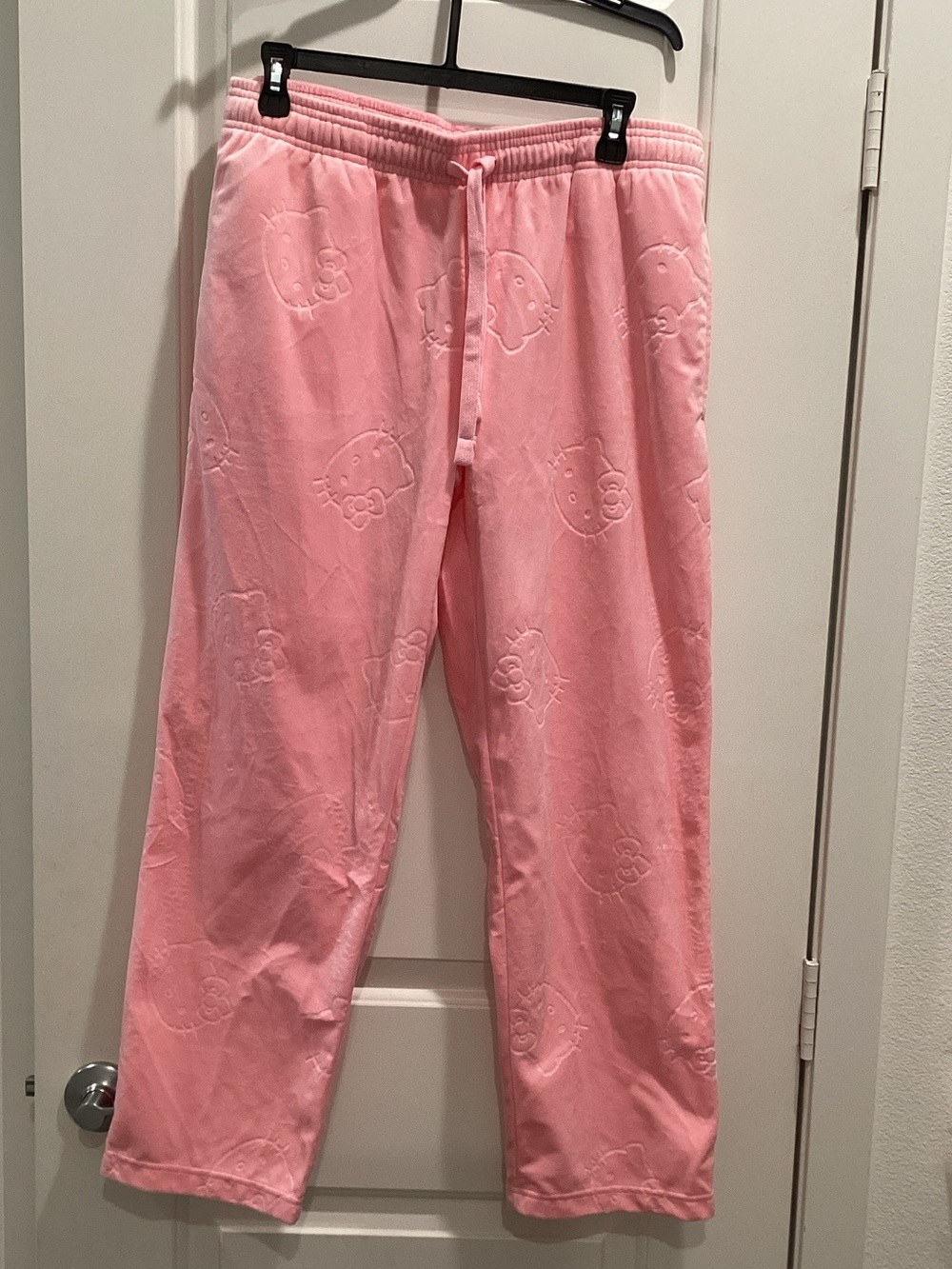Sanrio Pink Hello Kitty Embossed Jogger Pants